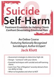Suicide & Self-Harm: Stopping the Pain