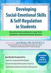 Developing Social-Emotional Skills & Self-Regulation in Students: Narrative Intervention for Long-Te