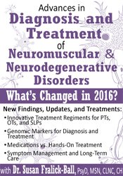 Advances in Diagnosis and Treatment of Neuromuscular & Neurodegenerative Disorders: What's Changed in 2016?